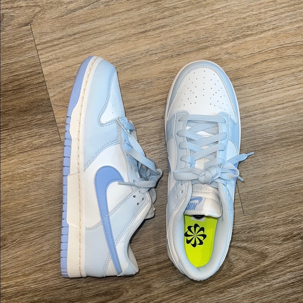 Size 8 Women’s Light blue Nike dunks